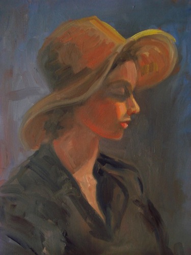 Girl in Sun Hat
20 x 16 